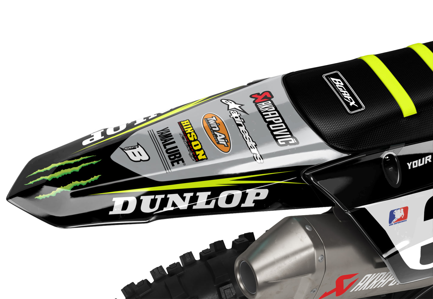 YAMAHA GRAPHICS KIT FLUO ''DESTINY FLUO'' DESIGN