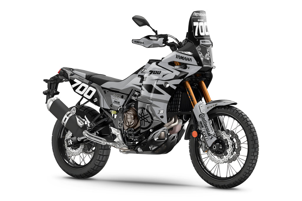 Yamaha 700 Tenere Graphics Kit ''warrior Grey'' Design – Bling Graphix