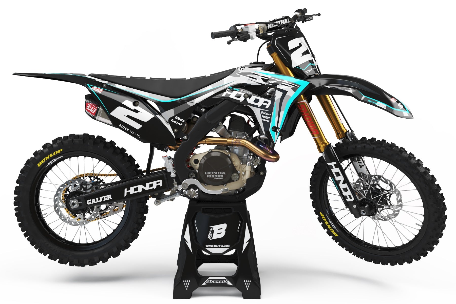 HONDA GRAPHICS KIT ''Lightning Grey Camo'' DESIGN – bling graphix