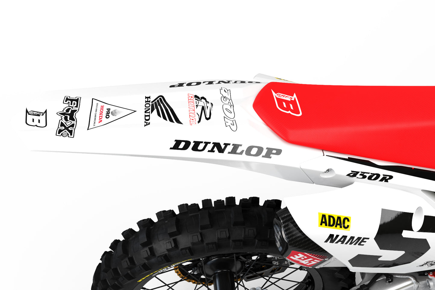 HONDA GRAPHICS KIT ''McGRATH STYLE'' DESIGN