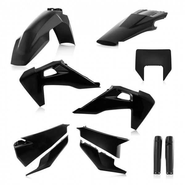 FULL KIT PLASTICS HUSQVARNA TE/FE 2020-2021 - BLACK