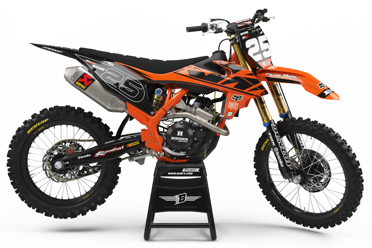 NUMBER PLATES KIT ''SCRUBED'' DESIGN