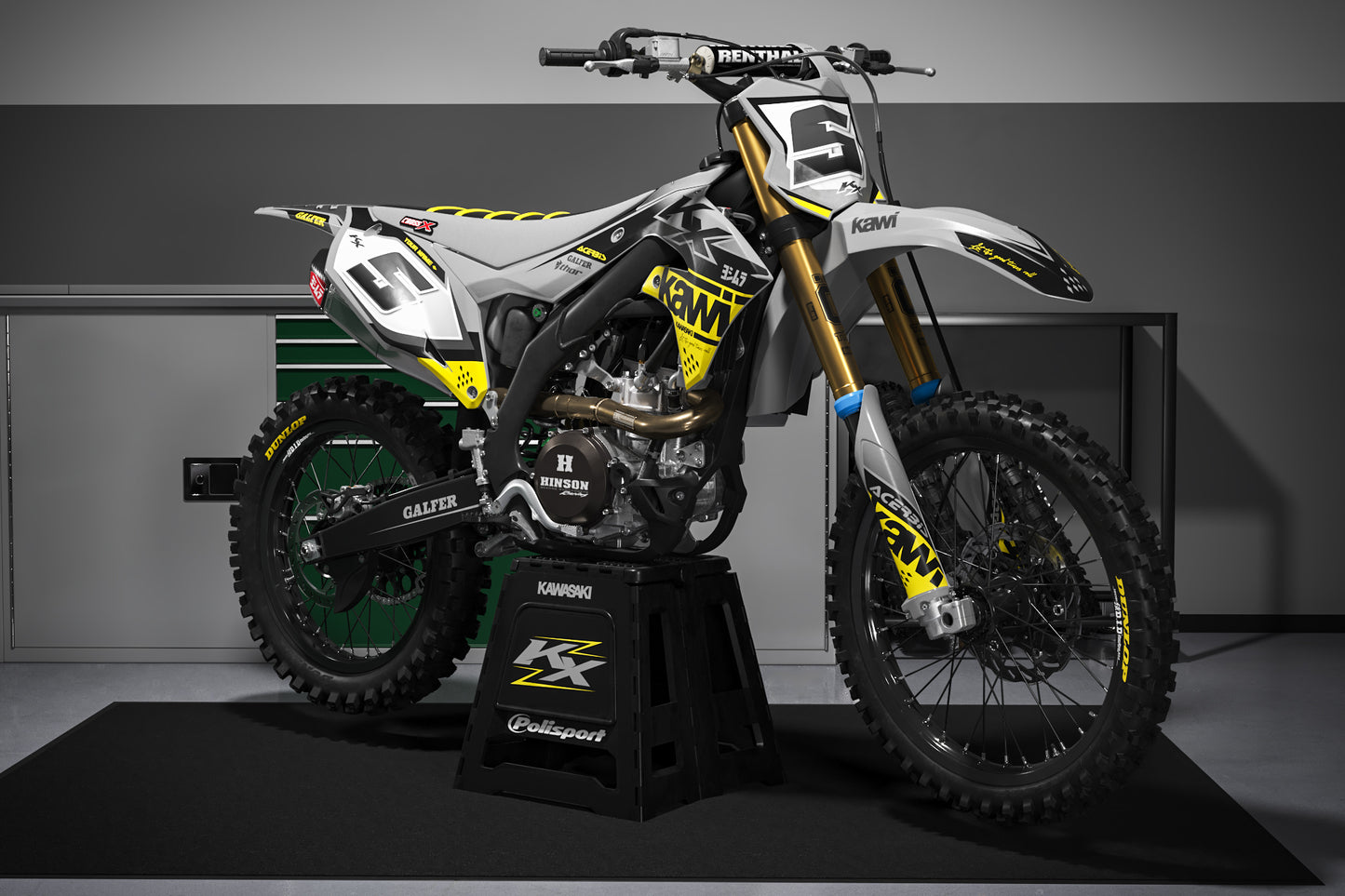 GRAPHICS KIT FOR KAWASAKI ''VENOM'' DESIGN