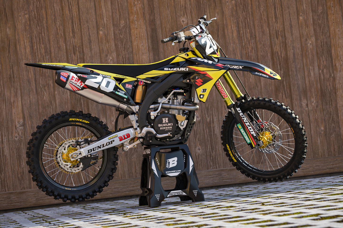 SUZUKI GRAPHICS KIT ''SHARP'' DESIGN