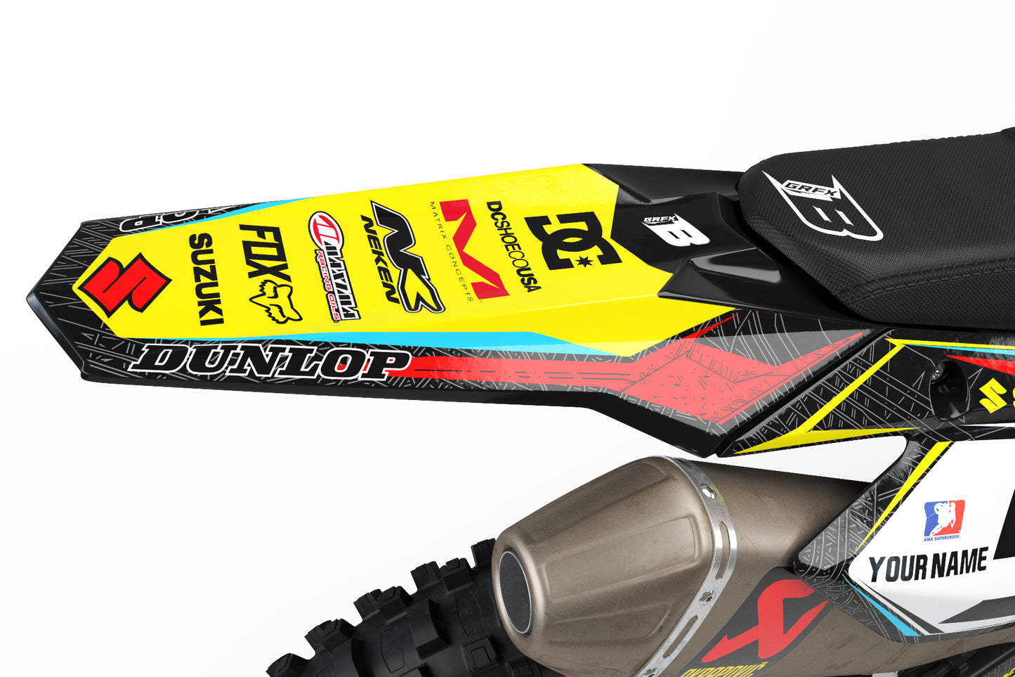 SUZUKI GRAPHICS KIT ''LINED'' DESIGN