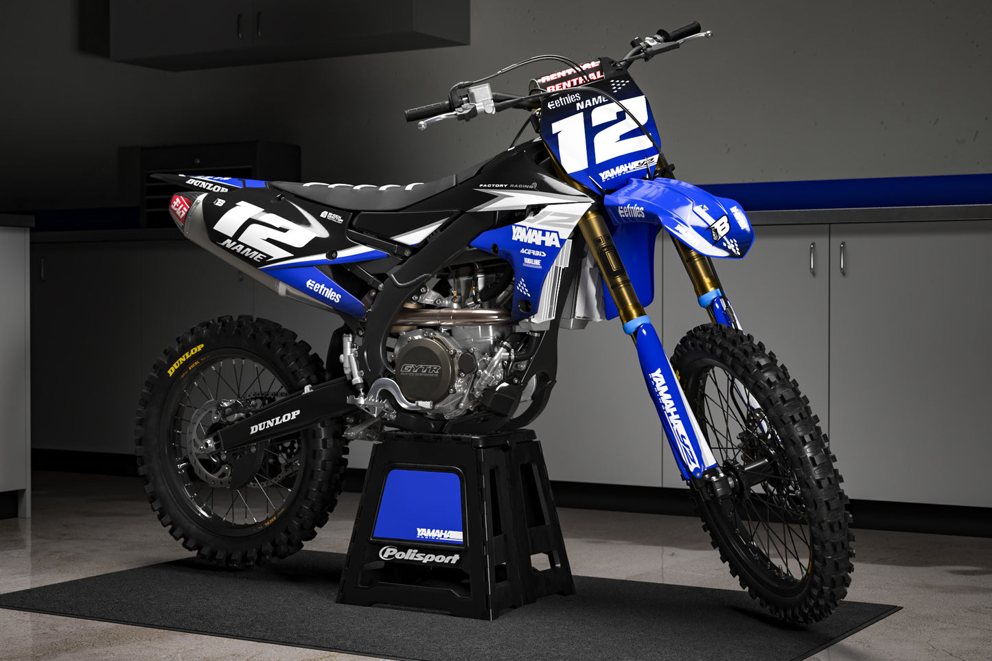 YAMAHA GRAPHICS KIT ''ATTACK'' DESIGN