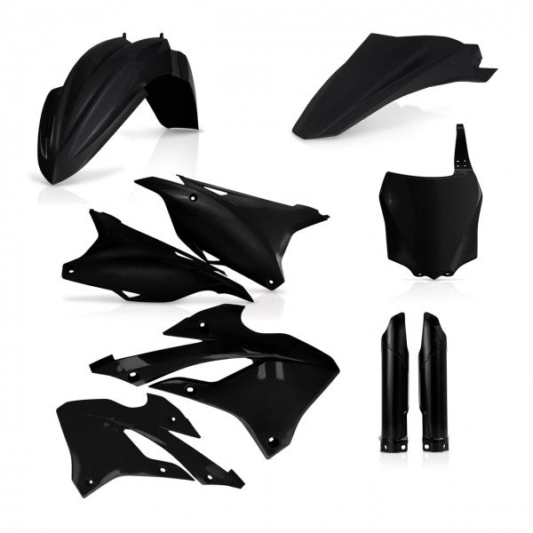 PLASTIC FULL KITS KAWASAKI 85/100/112 2022-24 - BLACK