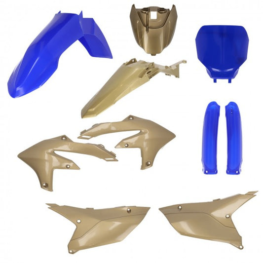 FULL KIT PLASTIC YAMAHA YZF 450 2023-2024 - BLUE/GOLD