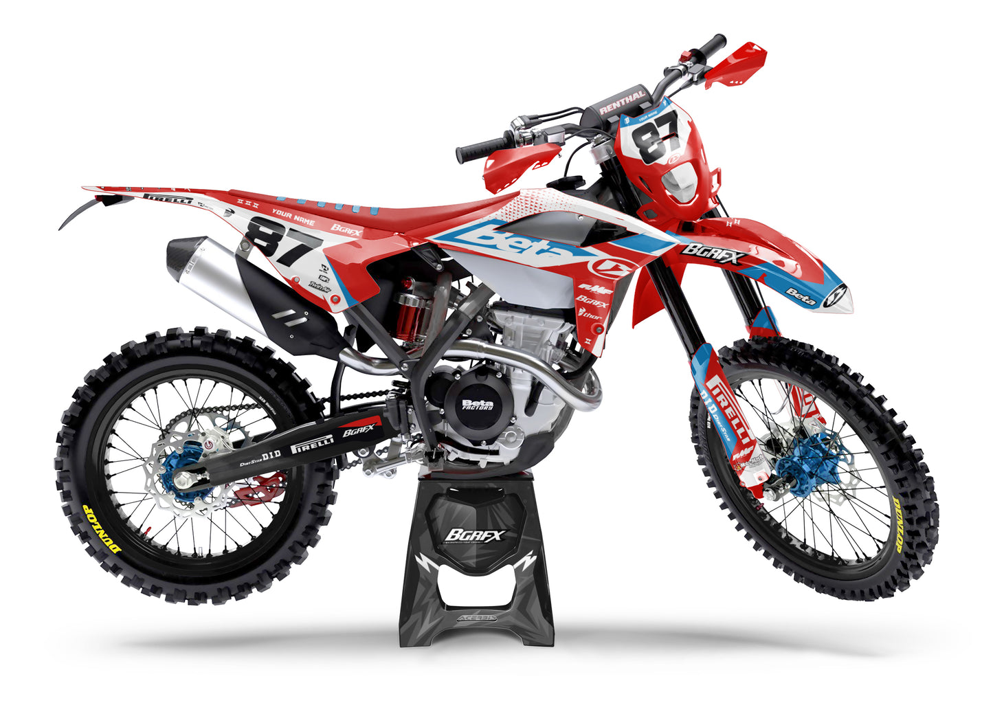 BETA RACING RR 125-500CC GRAPHICS KIT "FORWARD" DESIGN