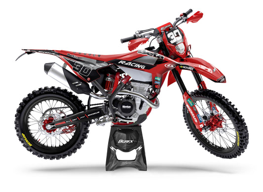 BETA RACING RR 125-500CC GRAPHICS KIT "ACE RED" DESIGN