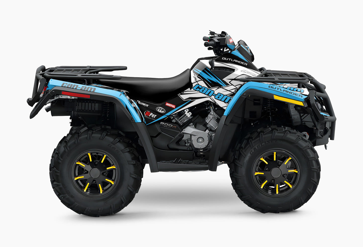 CAN-AM OUTLANDER G1 FULL GRAPHICS KIT "ACTION BLUE" DESIGN
