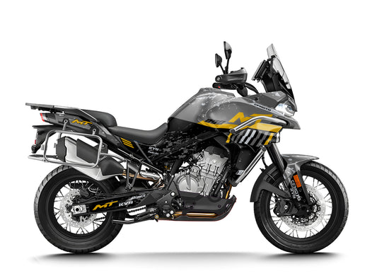 CF MOTO 800 MT from 2022 FULL GRAPHICS KIT ''DIRTED BRONZE'' DESIGN