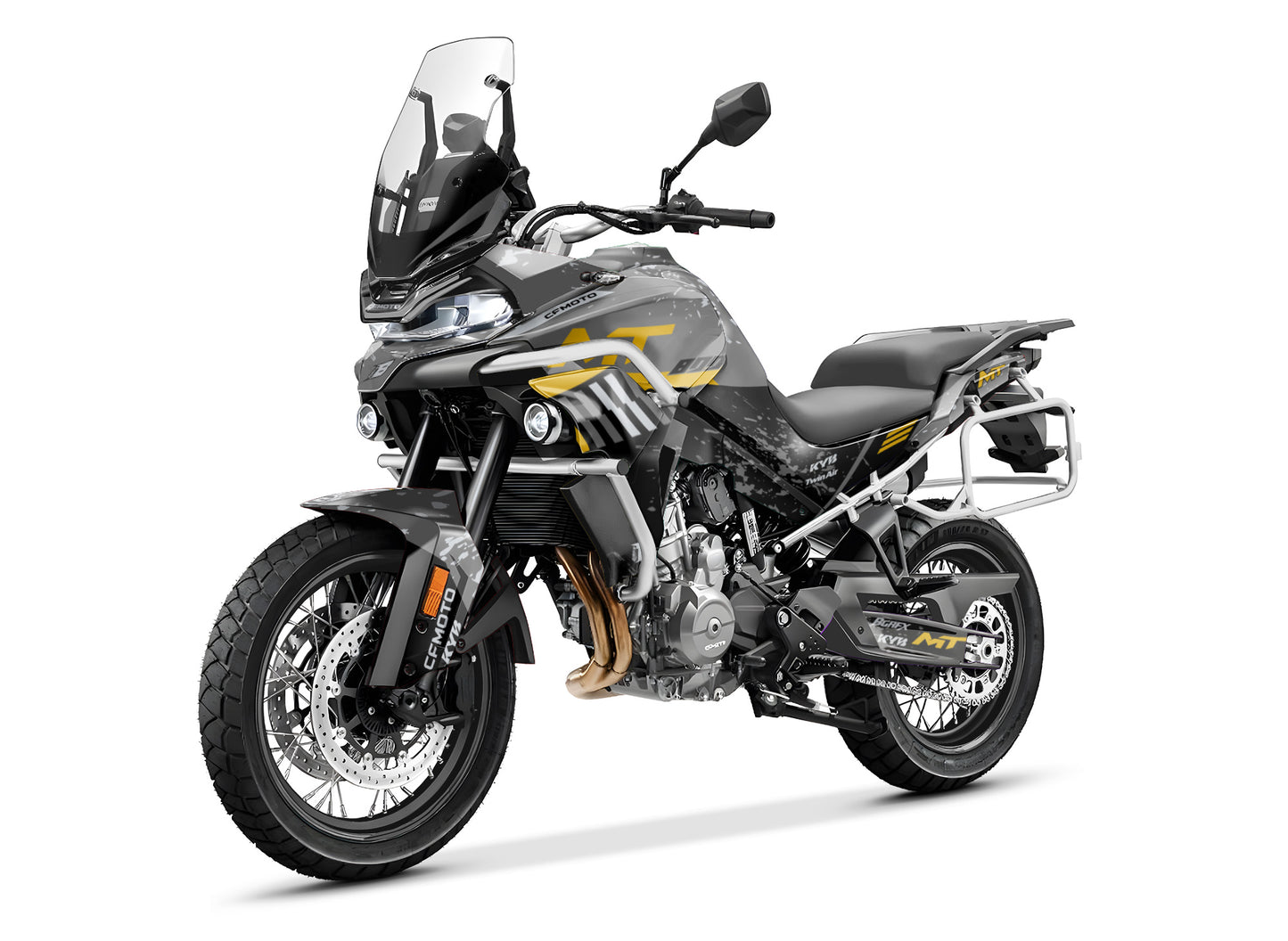 CF MOTO 800 MT from 2022 FULL GRAPHICS KIT ''DIRTED BRONZE'' DESIGN