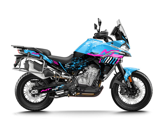 CF MOTO 800 MT from 2022 FULL GRAPHICS KIT ''DIRTED'' DESIGN