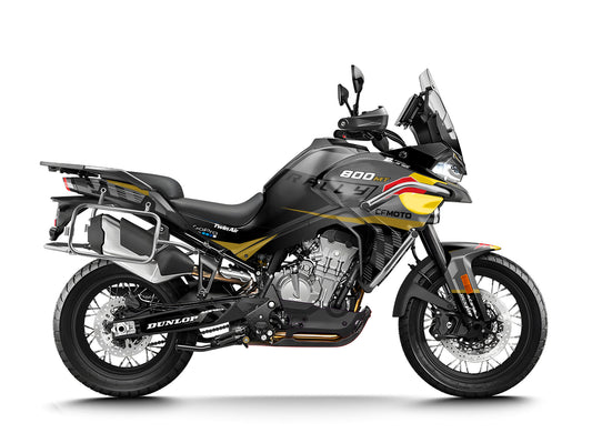 CF MOTO 800 MT from 2022 FULL GRAPHICS KIT ''FACTORY BLACK'' DESIGN