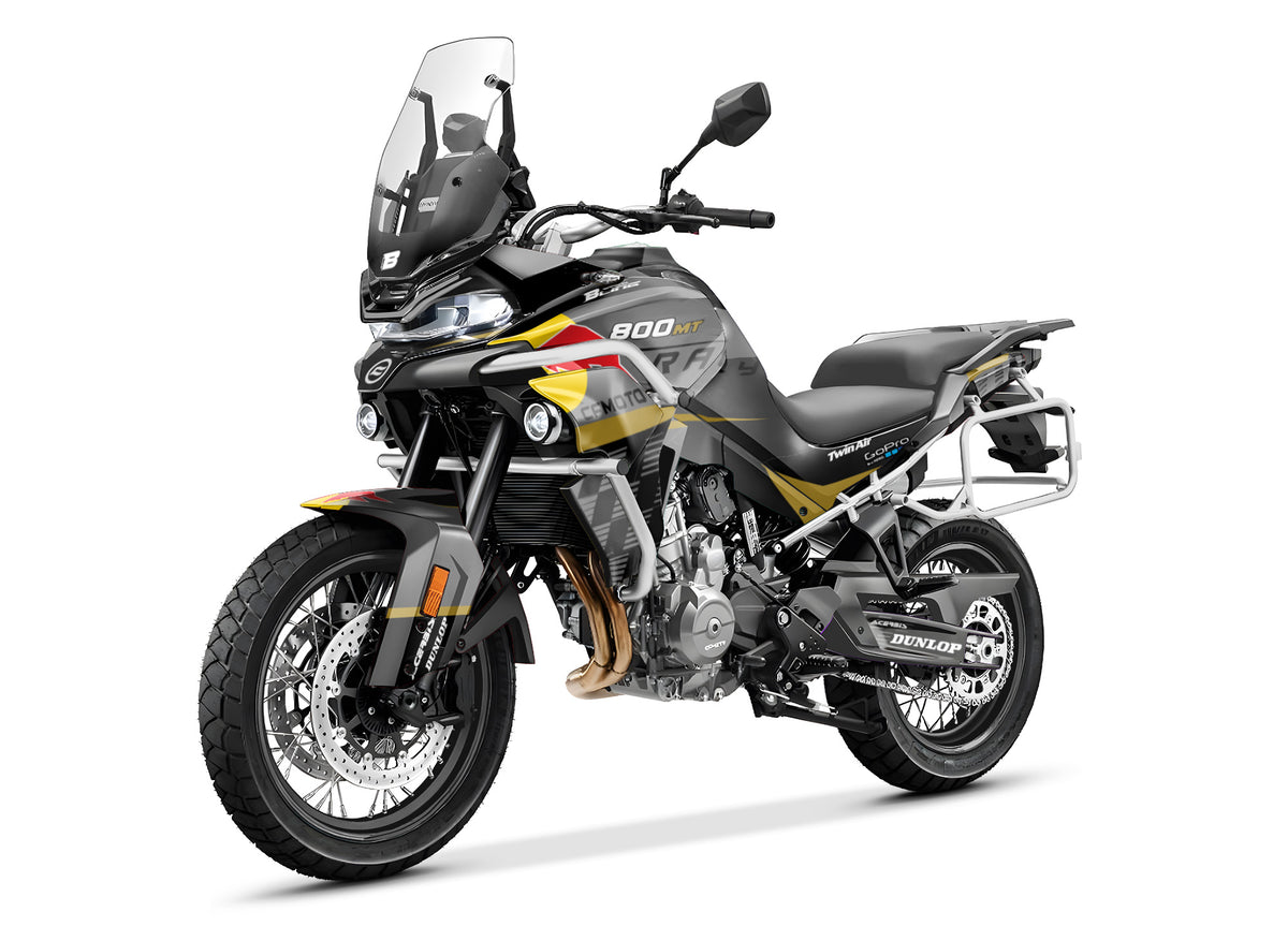 CF MOTO 800 MT from 2022 FULL GRAPHICS KIT ''FACTORY BLACK'' DESIGN