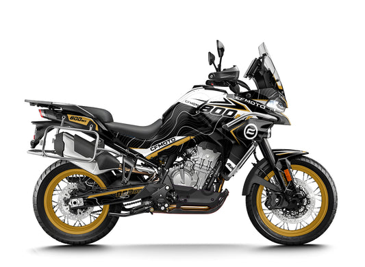 CF MOTO 800 MT from 2022 FULL GRAPHICS KIT ''STANCE GOLD'' DESIGN