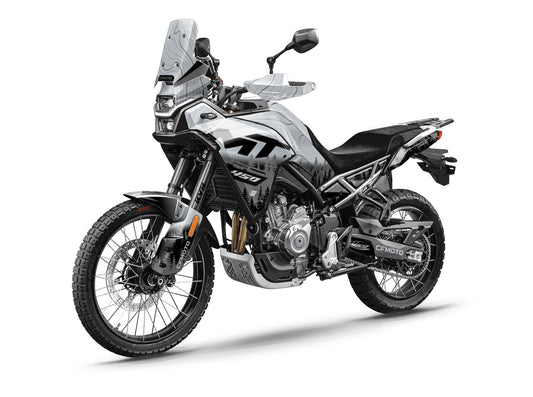 CF MOTO MT450 FULL GRAPHICS KIT ''ADVENTURE GREY'' DESIGN