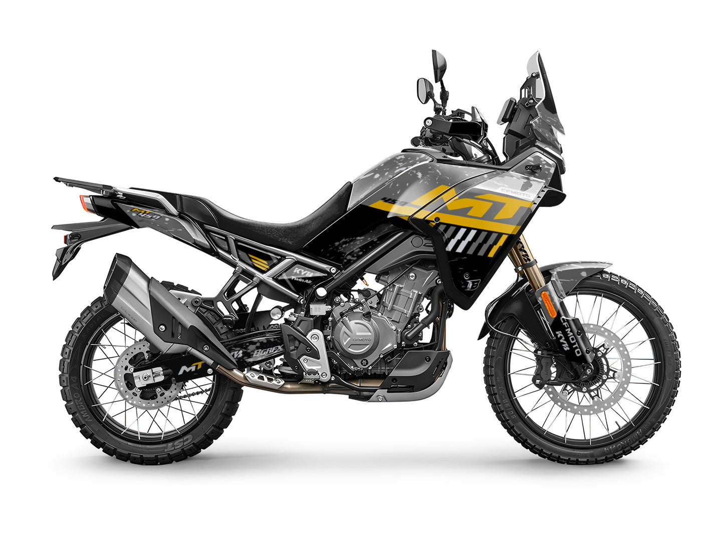 CF MOTO MT450 FULL GRAPHICS KIT ''DIRTED BRONZE'' DESIGN