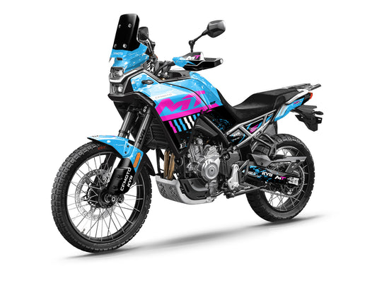 CF MOTO MT450 FULL GRAPHICS KIT ''DIRTED'' DESIGN