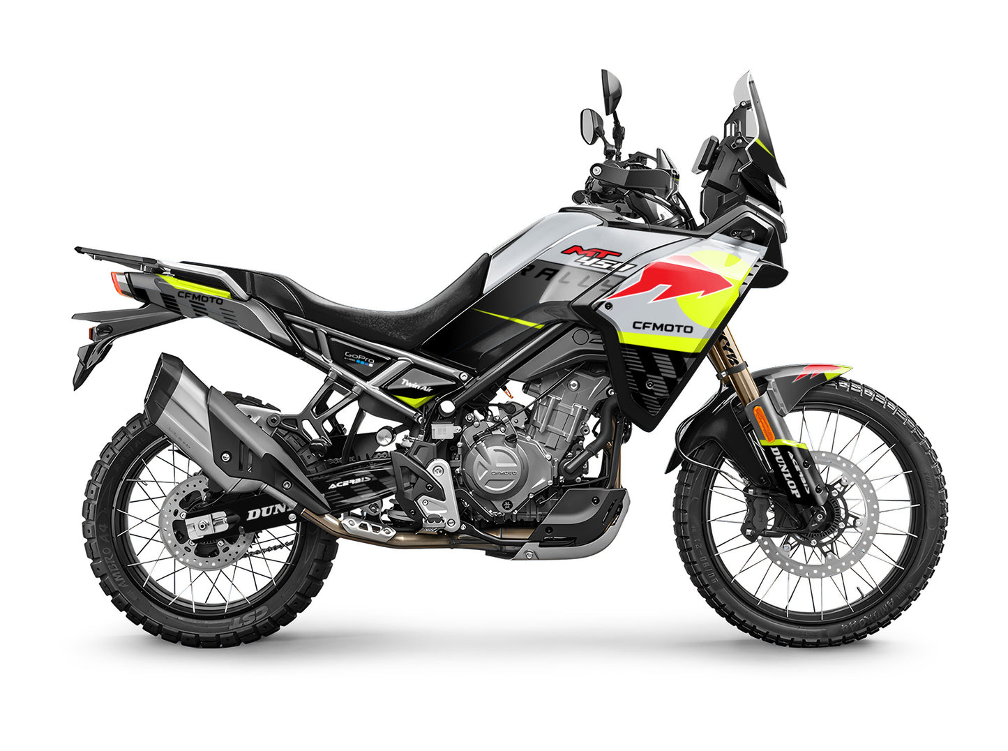 CF MOTO MT450 FULL GRAPHICS KIT ''FACTORED GREY'' DESIGN