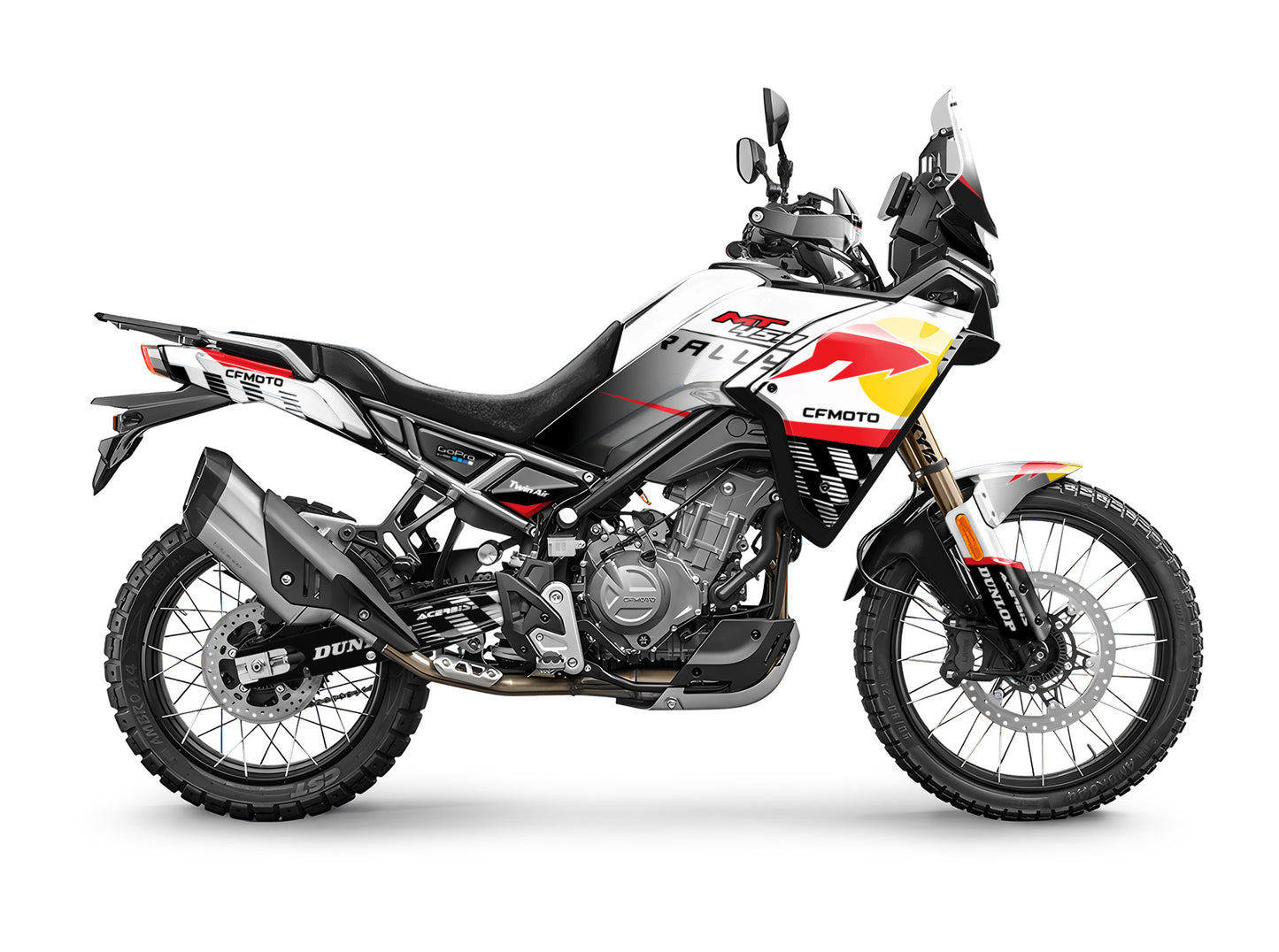 CF MOTO MT450 FULL GRAPHICS KIT ''FACTORED WHITE'' DESIGN