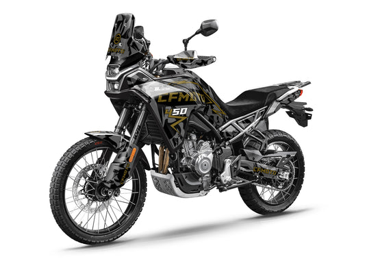 CF MOTO MT450 FULL GRAPHICS KIT ''CHAOS V1 BRONZE'' DESIGN