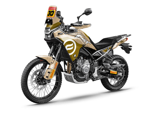 CF MOTO MT450 FULL GRAPHICS KIT ''TOPOGRAPH SAND'' DESIGN