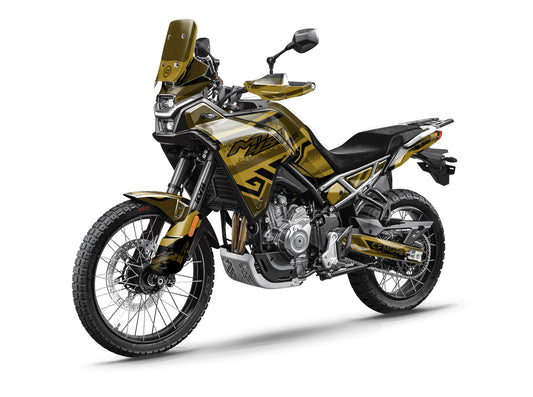 CF MOTO MT450 FULL GRAPHICS KIT ''TRANCED BRONZE'' DESIGN