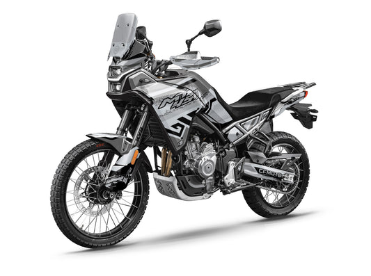CF MOTO MT450 FULL GRAPHICS KIT ''TRANCED GREY'' DESIGN