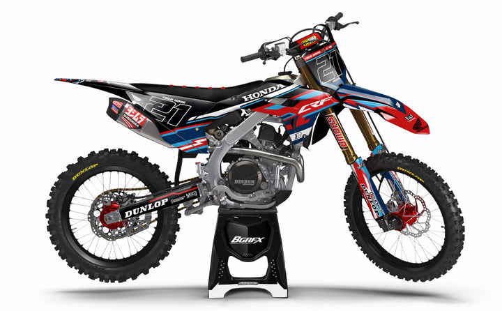 Custom Graphics for Honda Motocross – bling graphix