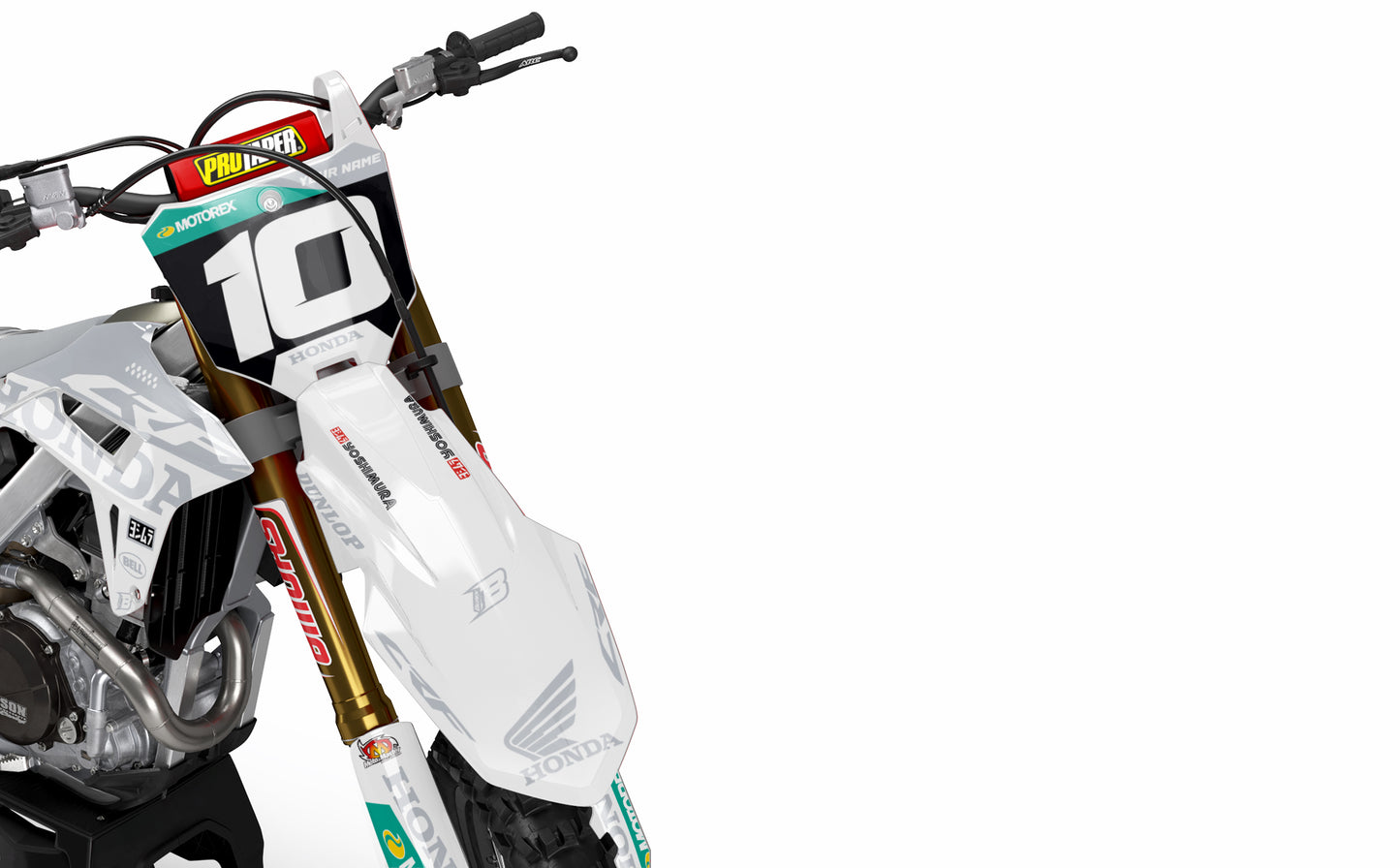 HONDA GRAPHICS KIT ''PRIME WHITE'' DESIGN