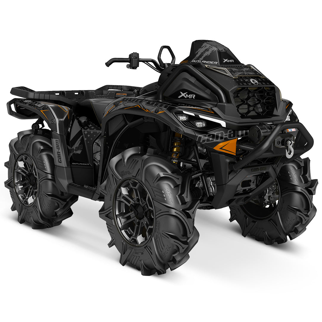 CAN-AM OUTLANDER G3 2025-2027 FULL GRAPHICS KIT "PHASE-X GREY" DESIGN