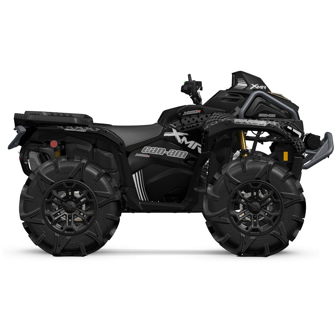 CAN-AM OUTLANDER G3 2025-2027 FULL GRAPHICS KIT "RADON BLACK" DESIGN