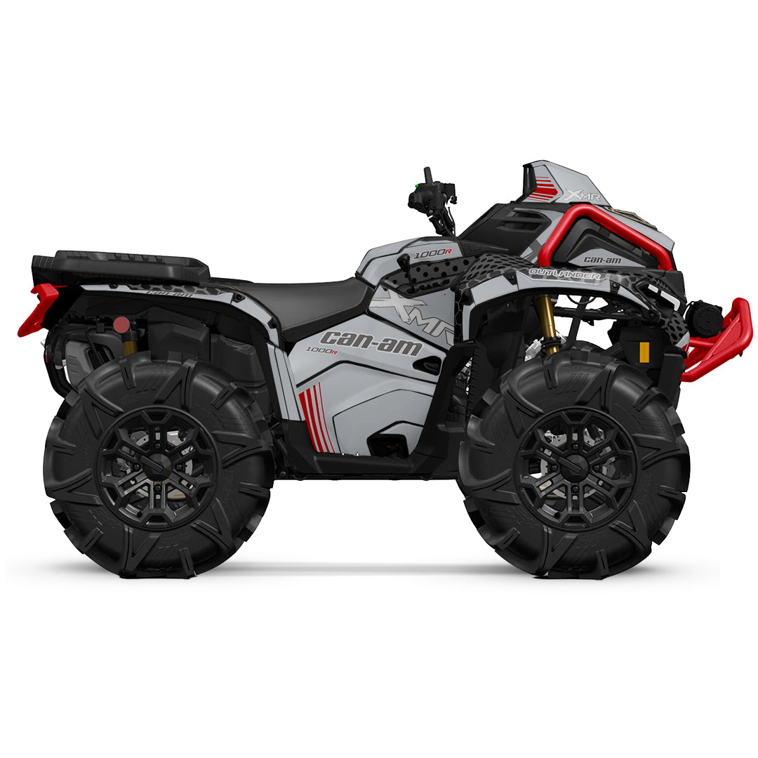 CAN-AM OUTLANDER G3 2025-2027 FULL GRAPHICS KIT "RADON GREY" DESIGN