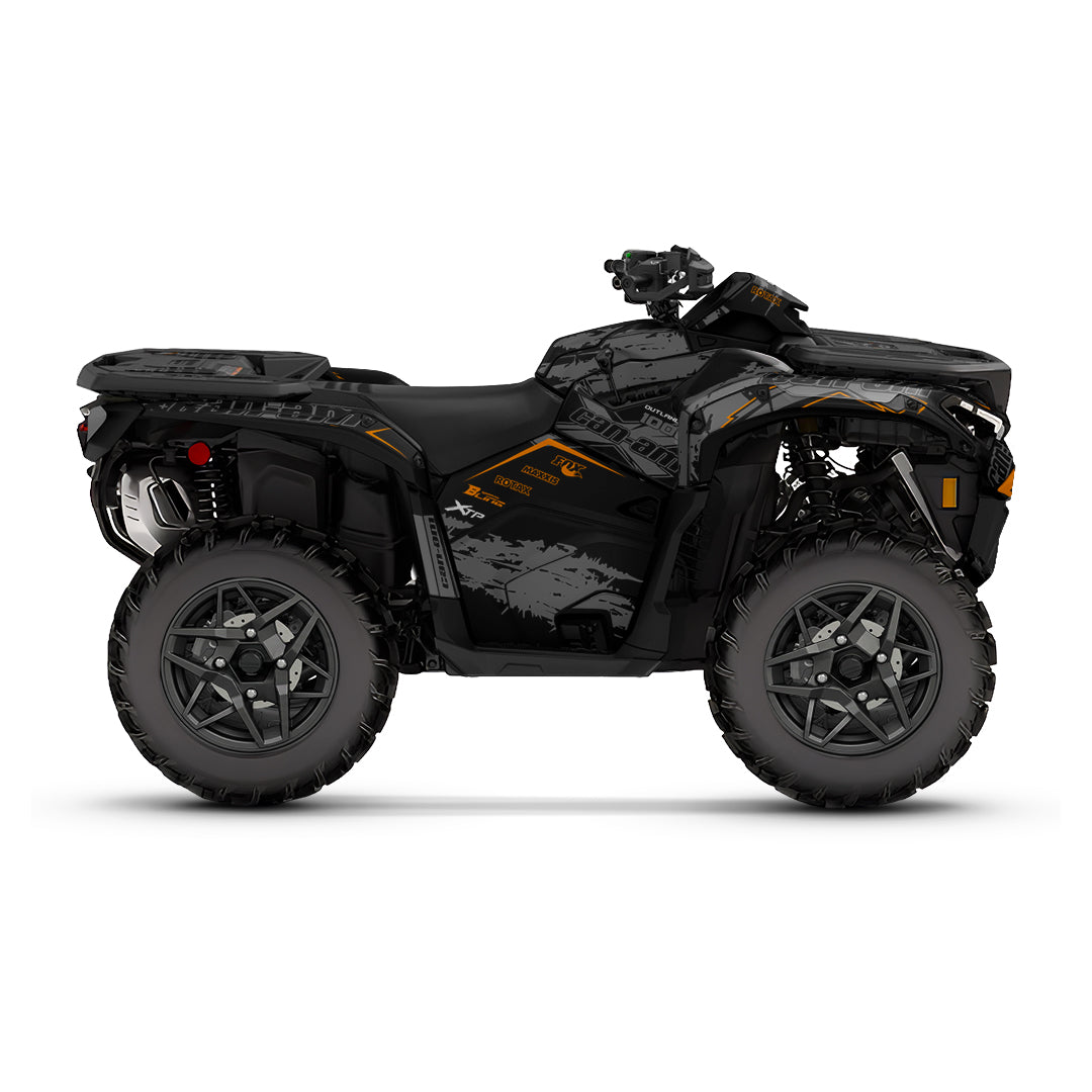 CAN-AM OUTLANDER G3 2025-2027 FULL GRAPHICS KIT "PHASE-X GREY" DESIGN
