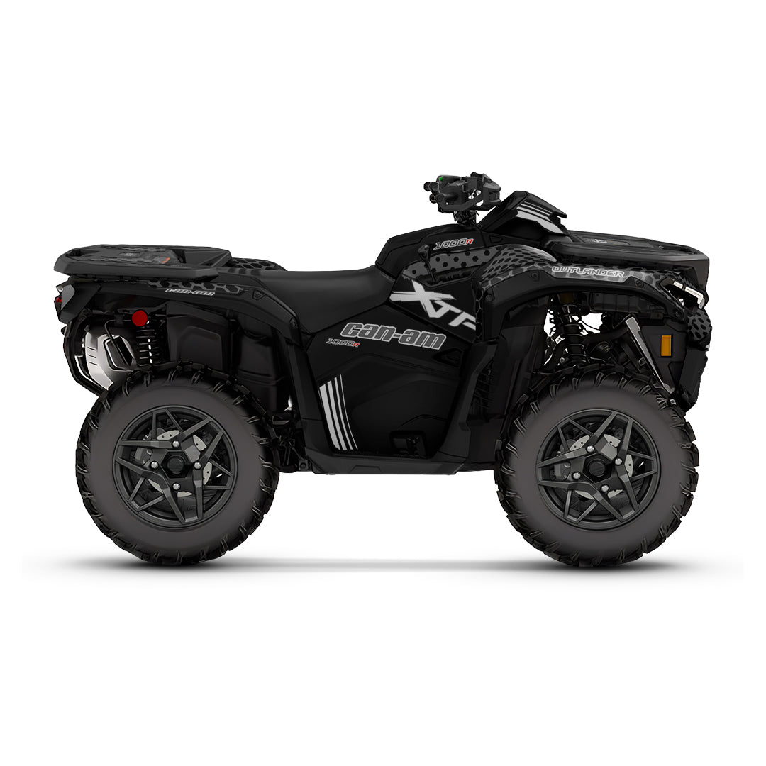CAN-AM OUTLANDER G3 2025-2027 FULL GRAPHICS KIT "RADON BLACK" DESIGN