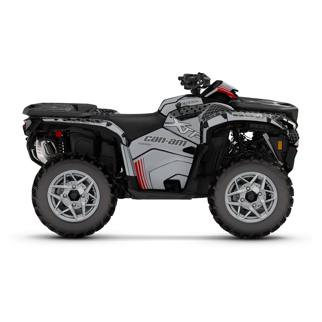 CAN-AM OUTLANDER G3 2025-2027 FULL GRAPHICS KIT "RADON GREY" DESIGN