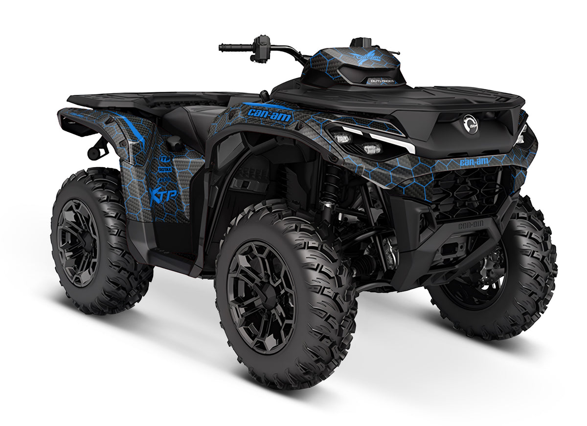 CAN-AM OUTLANDER G3 2025-2027 FULL GRAPHICS KIT "COMBO BLUE" DESIGN