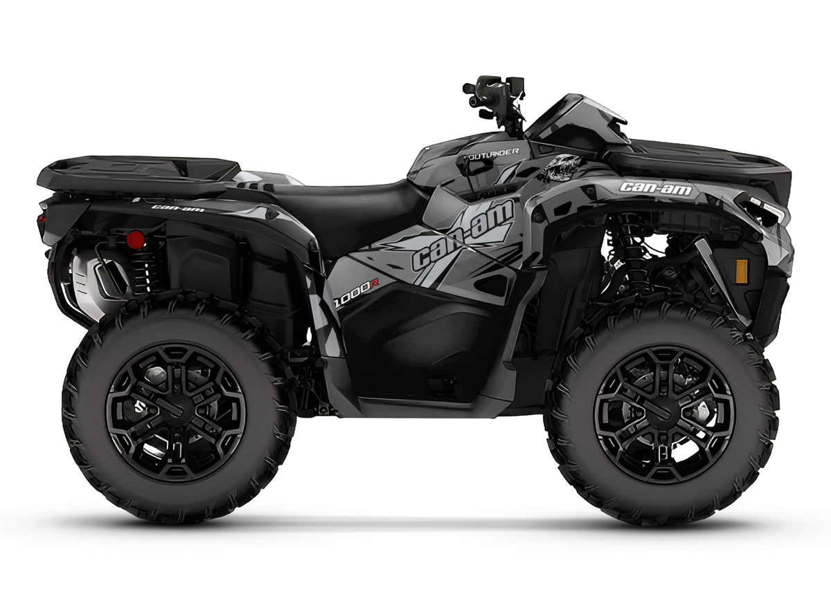 CAN-AM OUTLANDER G3 2025-2027 FULL GRAPHICS KIT "SCREAM GREY" DESIGN