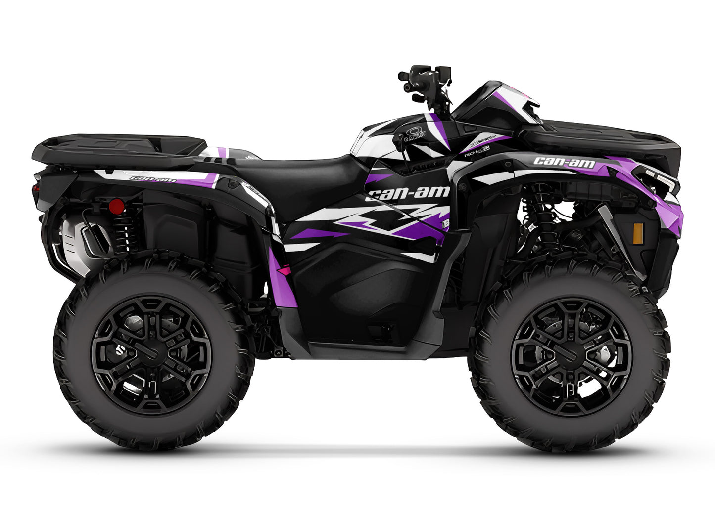 CAN-AM OUTLANDER G3 2025 FULL GRAPHICS KIT "RACED PURPLE" DESIGN