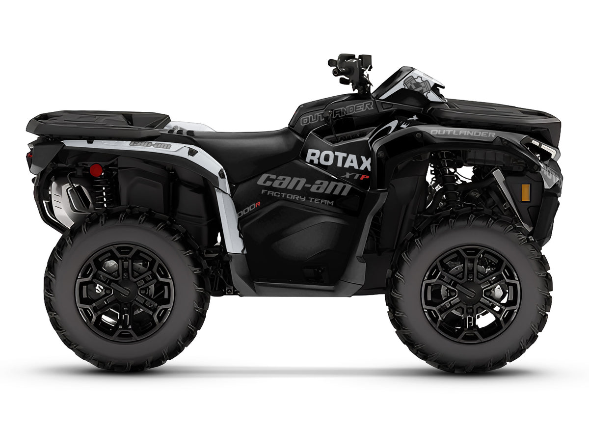 CAN-AM OUTLANDER G3 2025-2027 FULL GRAPHICS KIT "ROTAX GREY" DESIGN