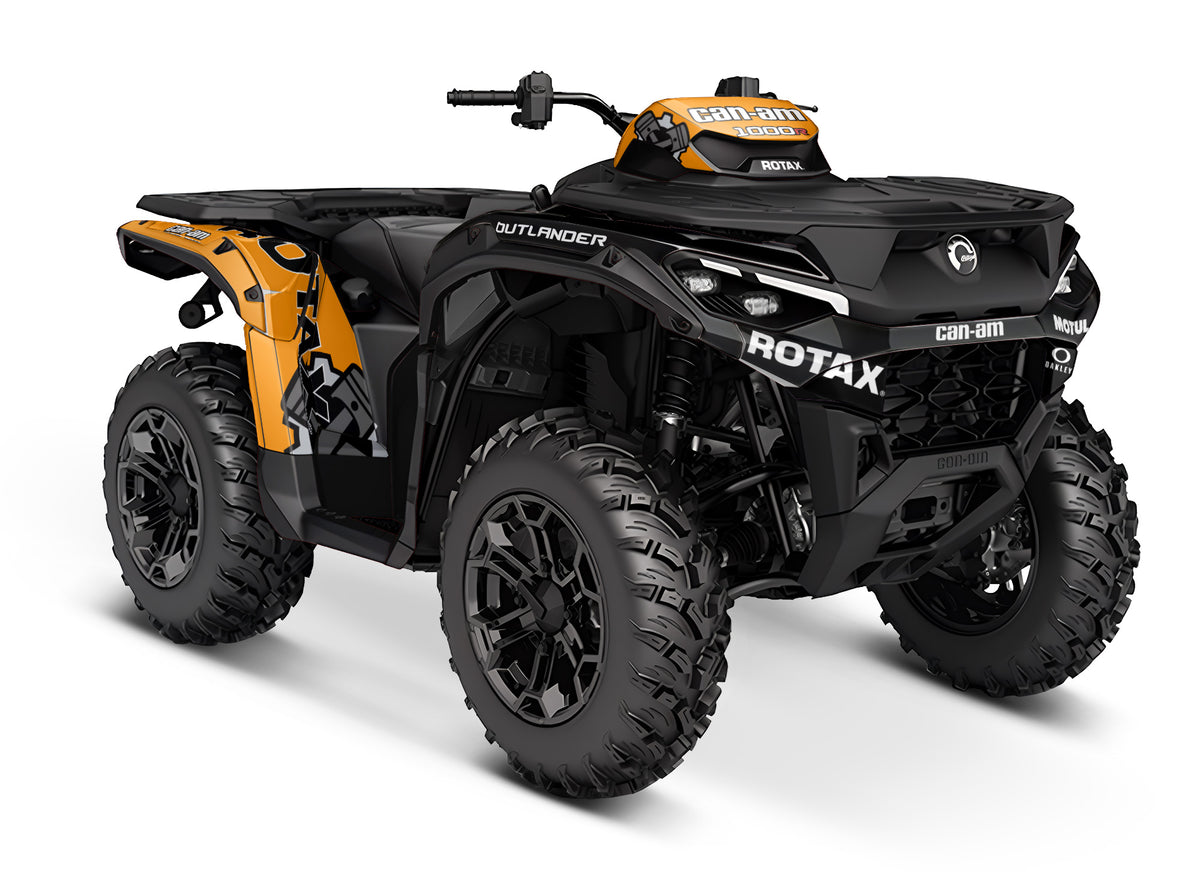 CAN-AM OUTLANDER G3 2025-2027 FULL GRAPHICS KIT "ROTAX ORANGE" DESIGN