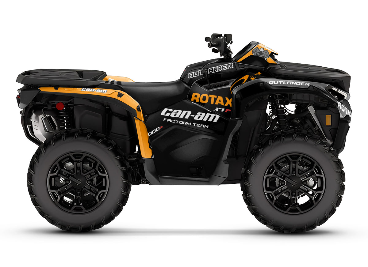 CAN-AM OUTLANDER G3 2025-2027 FULL GRAPHICS KIT "ROTAX ORANGE" DESIGN