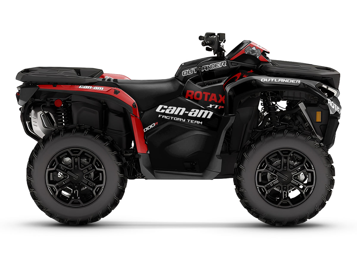 CAN-AM OUTLANDER G3 2025-2027 FULL GRAPHICS KIT "ROTAX RED" DESIGN