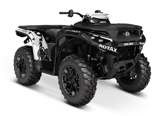 CAN-AM OUTLANDER G3 2025-2027 FULL GRAPHICS KIT "ROTAX WHITE" DESIGN