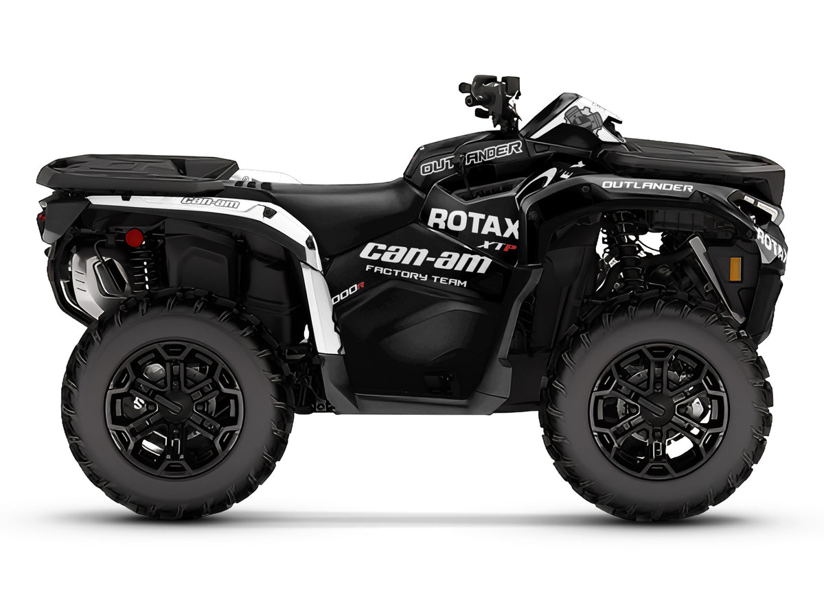 CAN-AM OUTLANDER G3 2025-2027 FULL GRAPHICS KIT "ROTAX WHITE" DESIGN