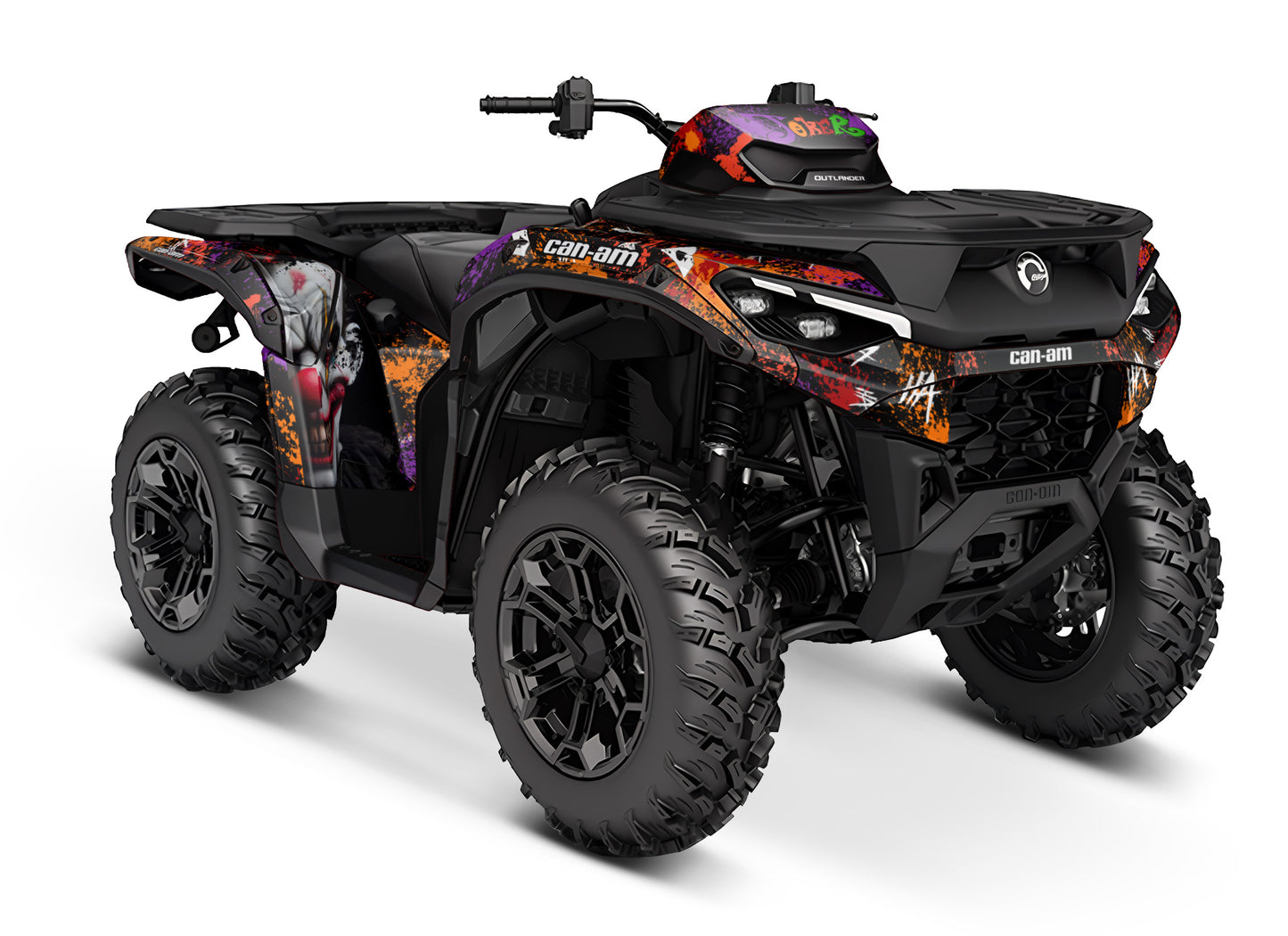 CAN-AM OUTLANDER G3 2025 FULL GRAPHICS KIT "JOKER ORANGE" DESIGN