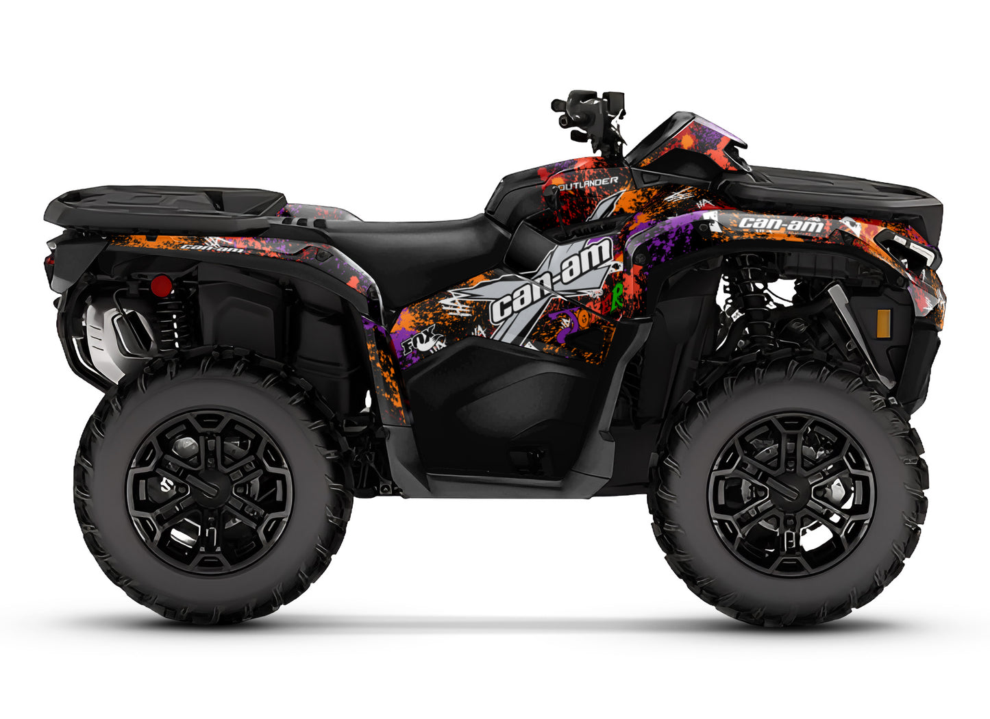 CAN-AM OUTLANDER G3 2025 FULL GRAPHICS KIT "JOKER ORANGE" DESIGN