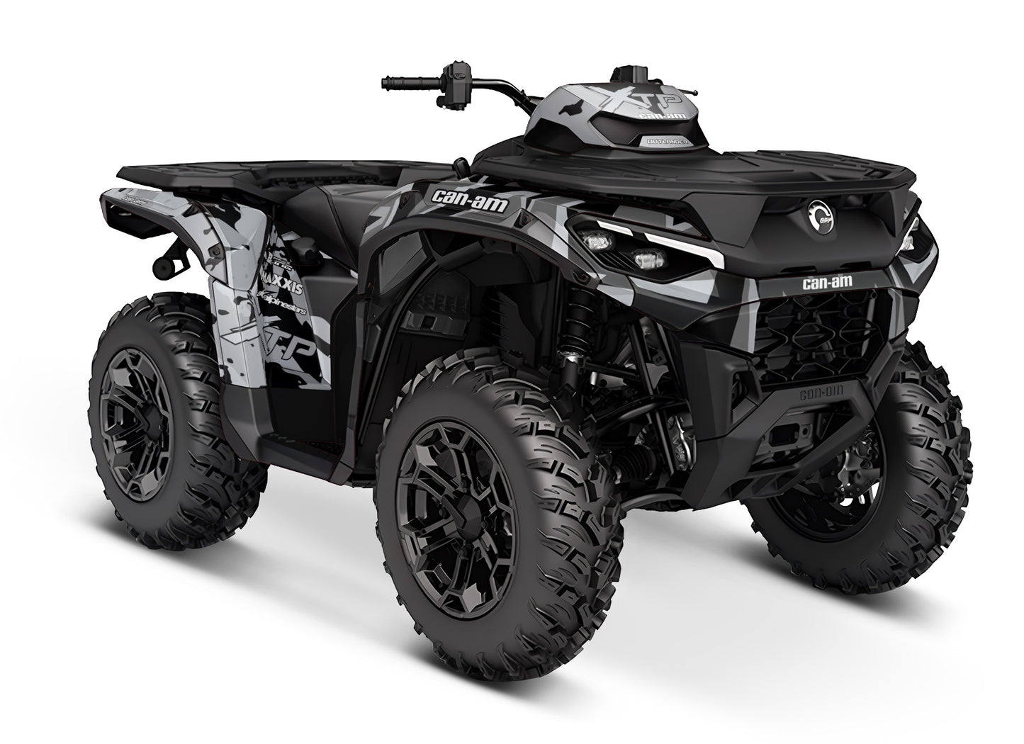 CAN-AM OUTLANDER G3 2025 FULL GRAPHICS KIT "CAMED GREY" DESIGN